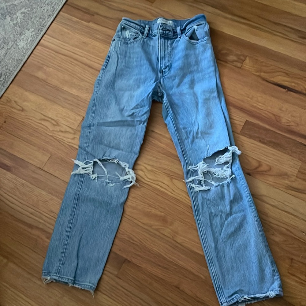 Abercrombie straight leg jeans - Size 27 (4 short)